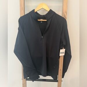 DSG NWT Black Run Grid 1/4 Zip L